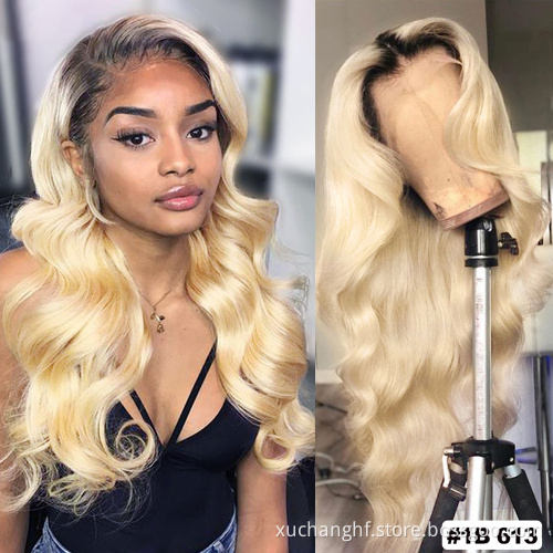 Wholesale 613 HD Full Lace Wig Human Hair,Cheap Blonde 613 transparent Lace Frontal Wig,13x4 13x6 Virgin Lace Front Wig